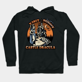 Visit Scenic Castle Dracula Hoodie